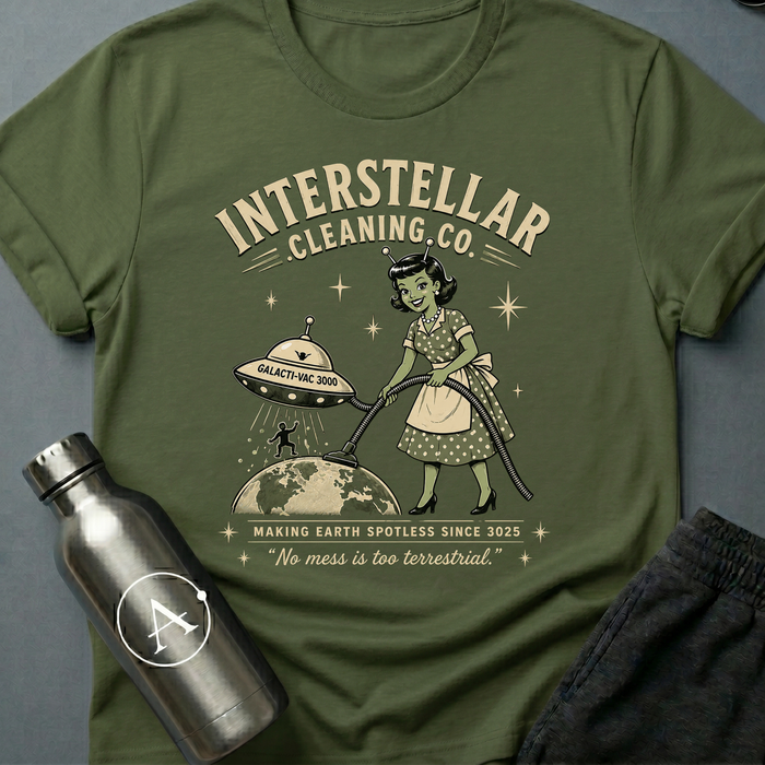 Better Homes and Galaxies sci-fi t-shirt — Apsion Outpost