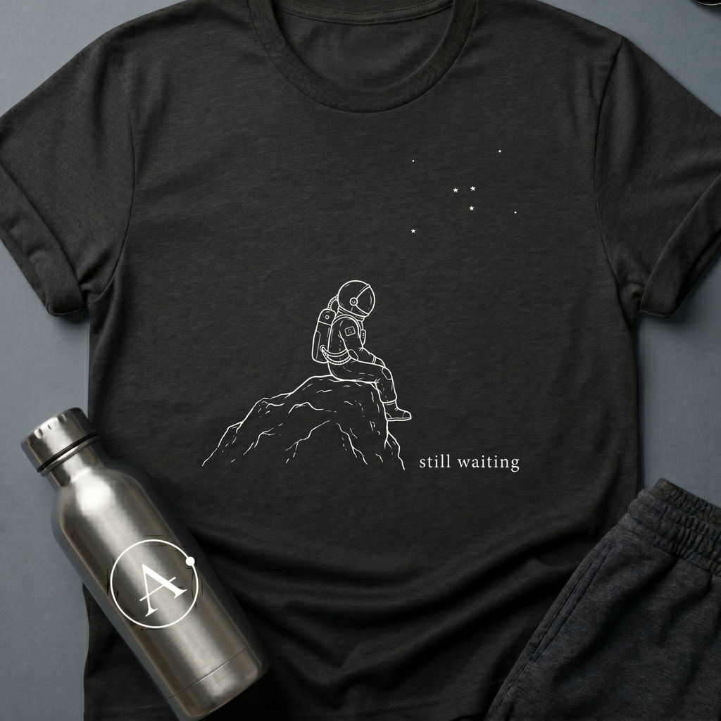Still Waiting sci-fi alien t-shirt — Apsion Outpost