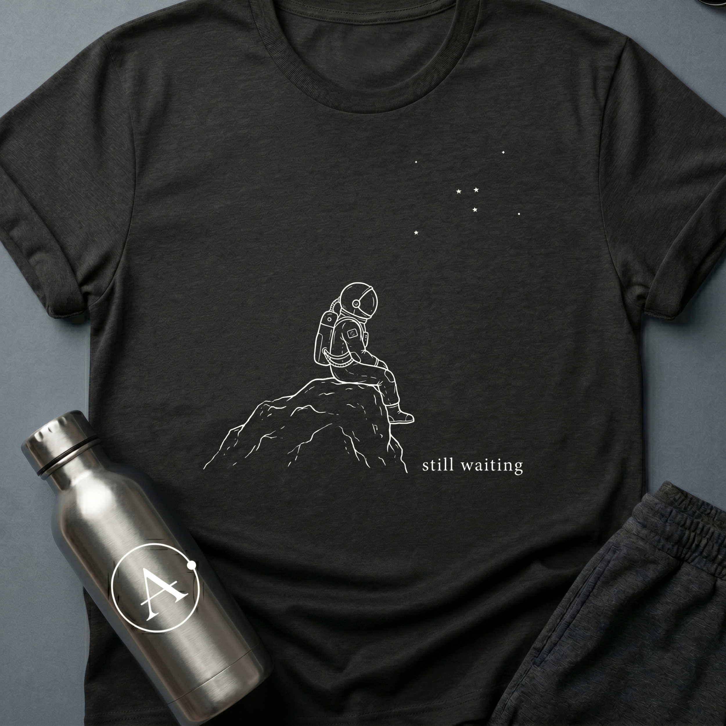 Still Waiting sci-fi alien t-shirt — Apsion Outpost