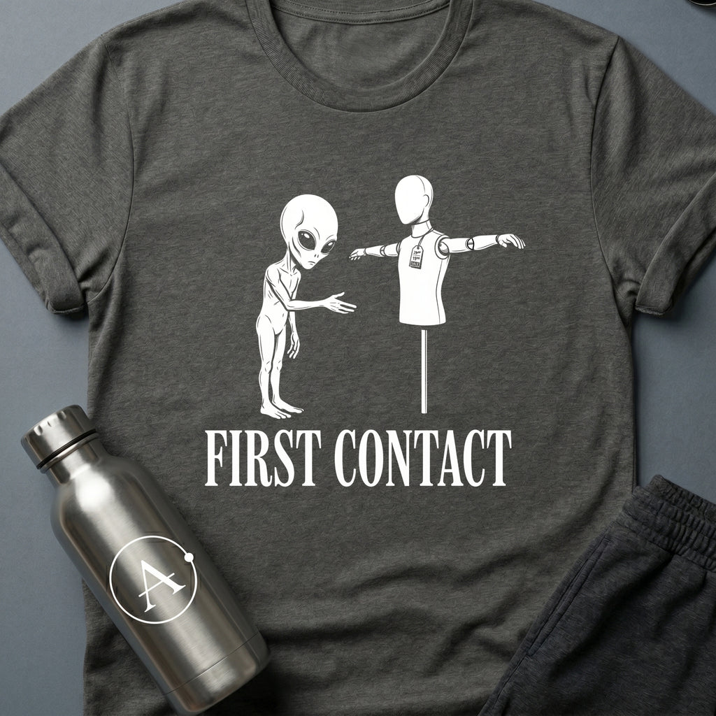 Mannequin Ambassador funny sci-fi t-shirt — Apsion Outpost