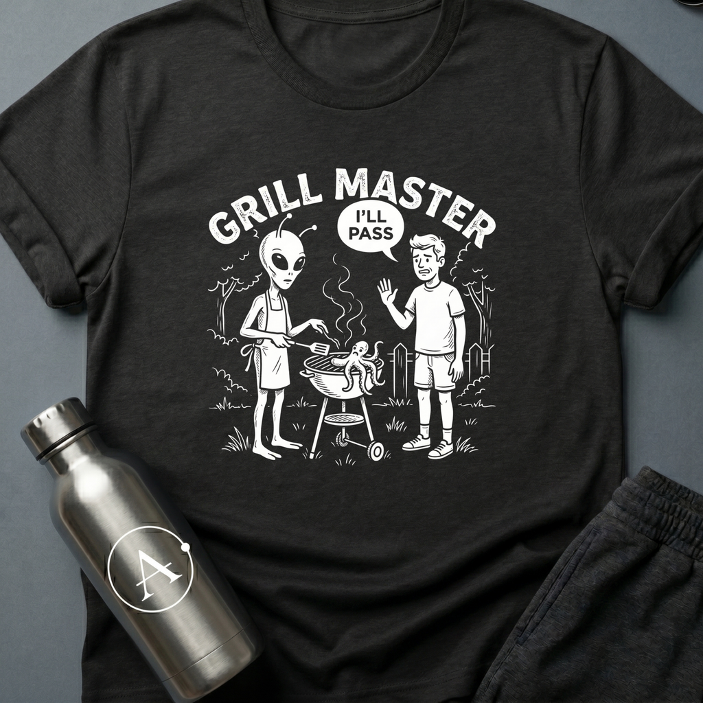 Cookout funny sci-fi BBQ t-shirt — Apsion Outpost