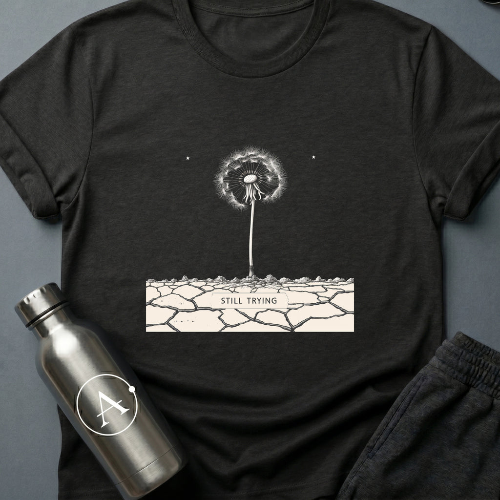 Dandelion on Mars sci-fi botanical t-shirt — Apsion Outpost