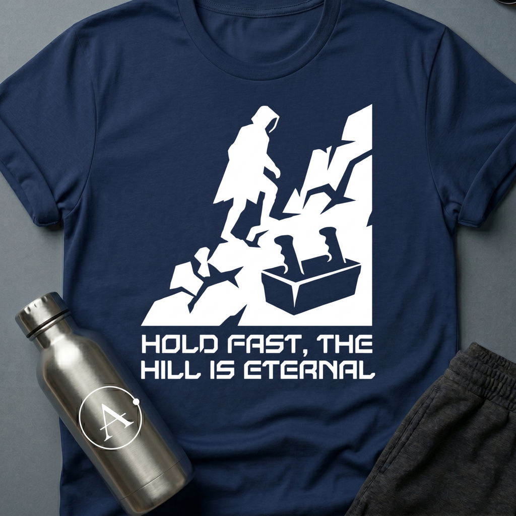 Daily Climb sci-fi t-shirt — Military Green — Apsion Outpost