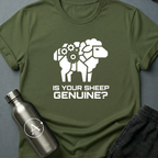 The Substitute electric sheep sci-fi t-shirt — Military Green — Apsion Outpost