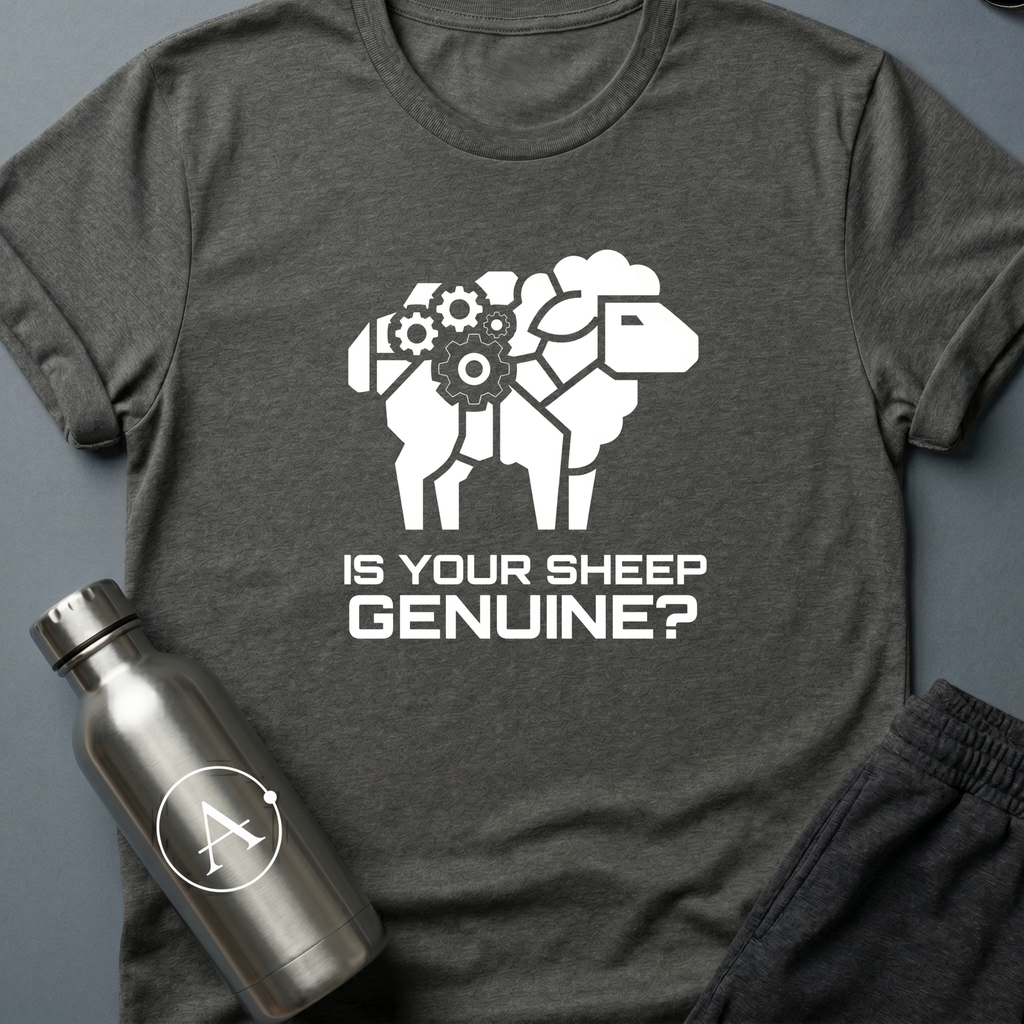 The Substitute electric sheep sci-fi t-shirt — Natural — Apsion Outpost