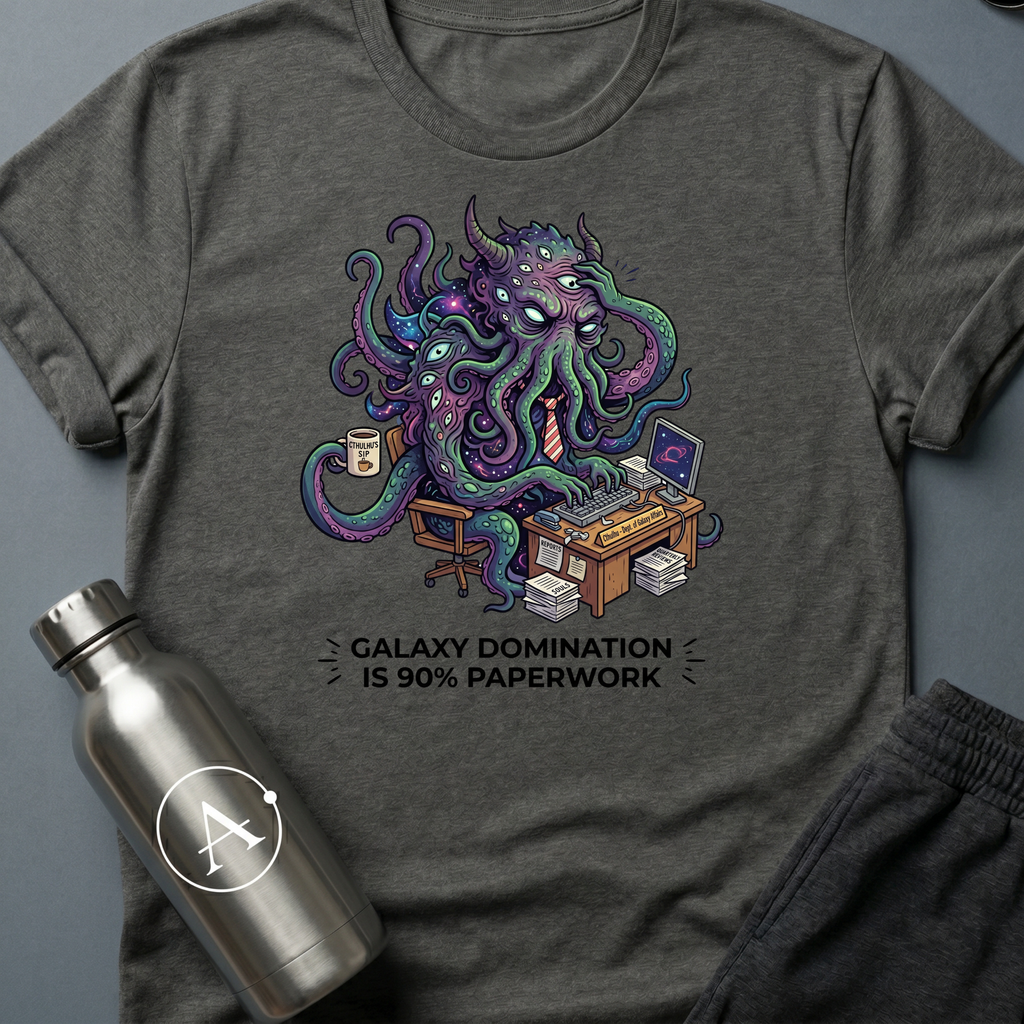 Eldrich's Cubicle funny cosmic horror sci-fi t-shirt — Apsion Outpost