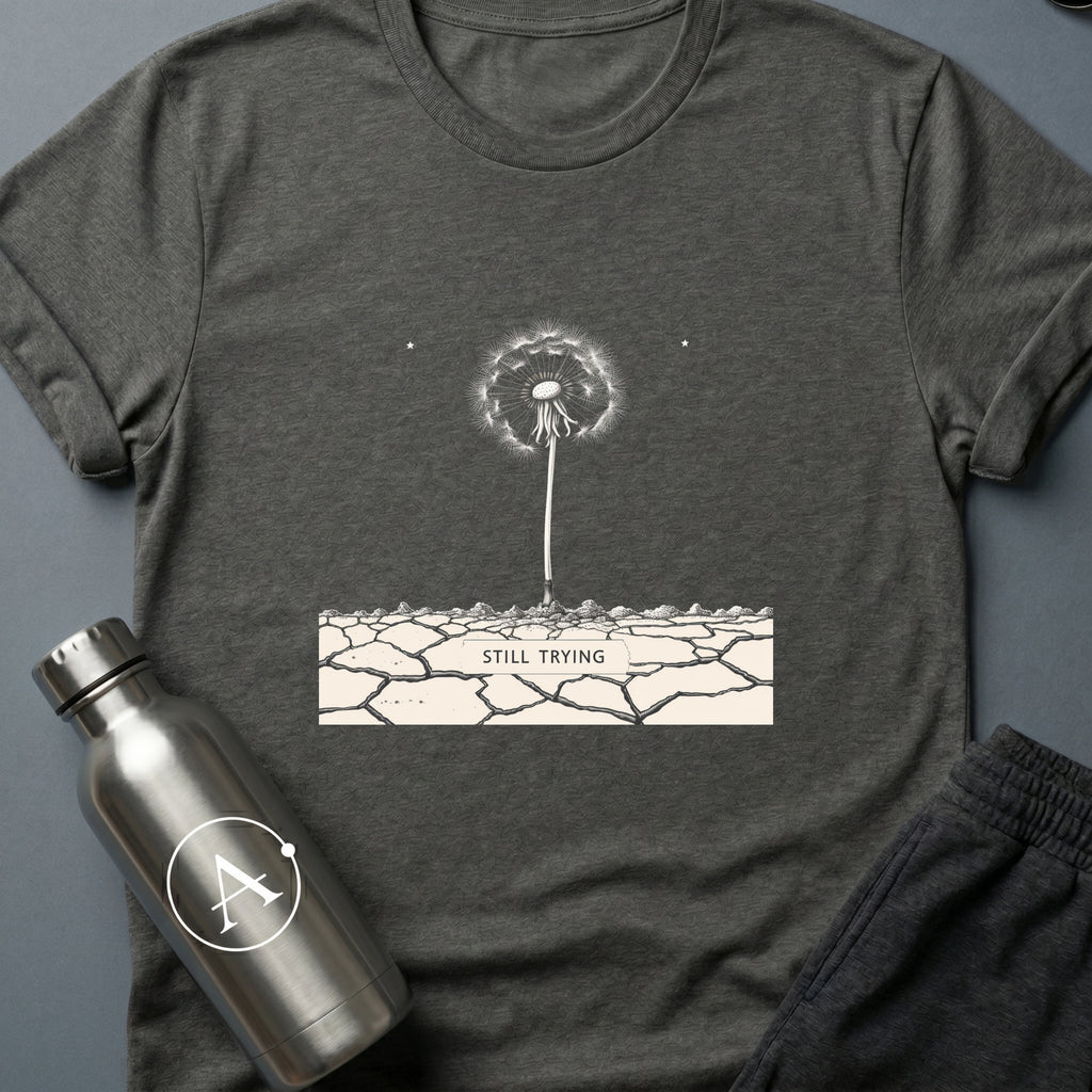 Dandelion on Mars sci-fi botanical t-shirt — Apsion Outpost
