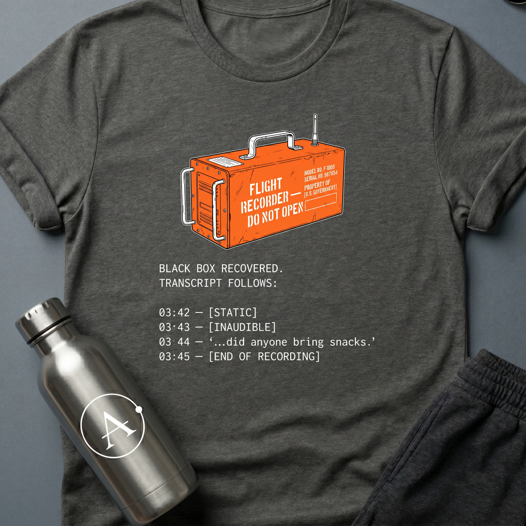 Black Box Transcript sci-fi t-shirt — Apsion Outpost