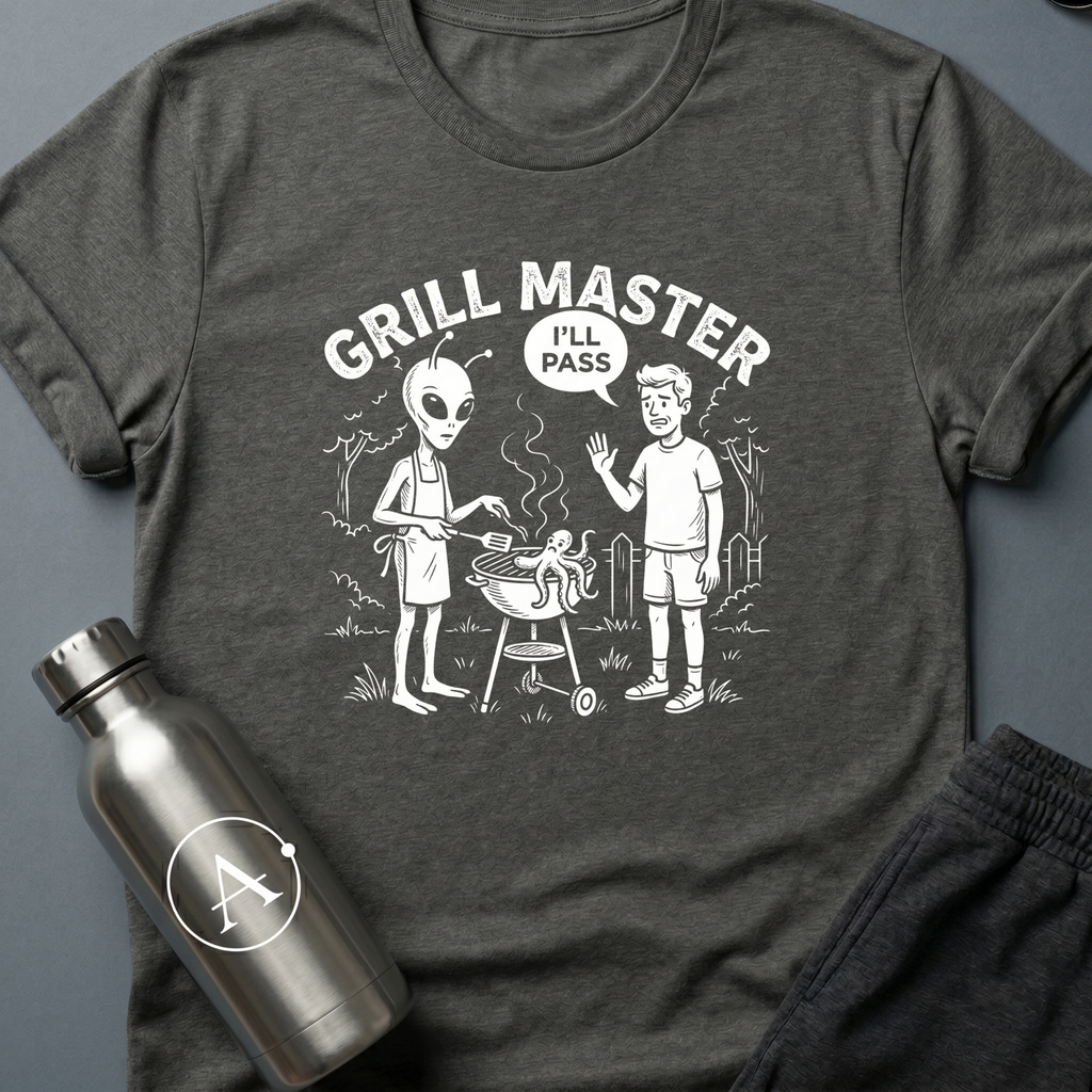 Cookout funny sci-fi BBQ t-shirt — Apsion Outpost