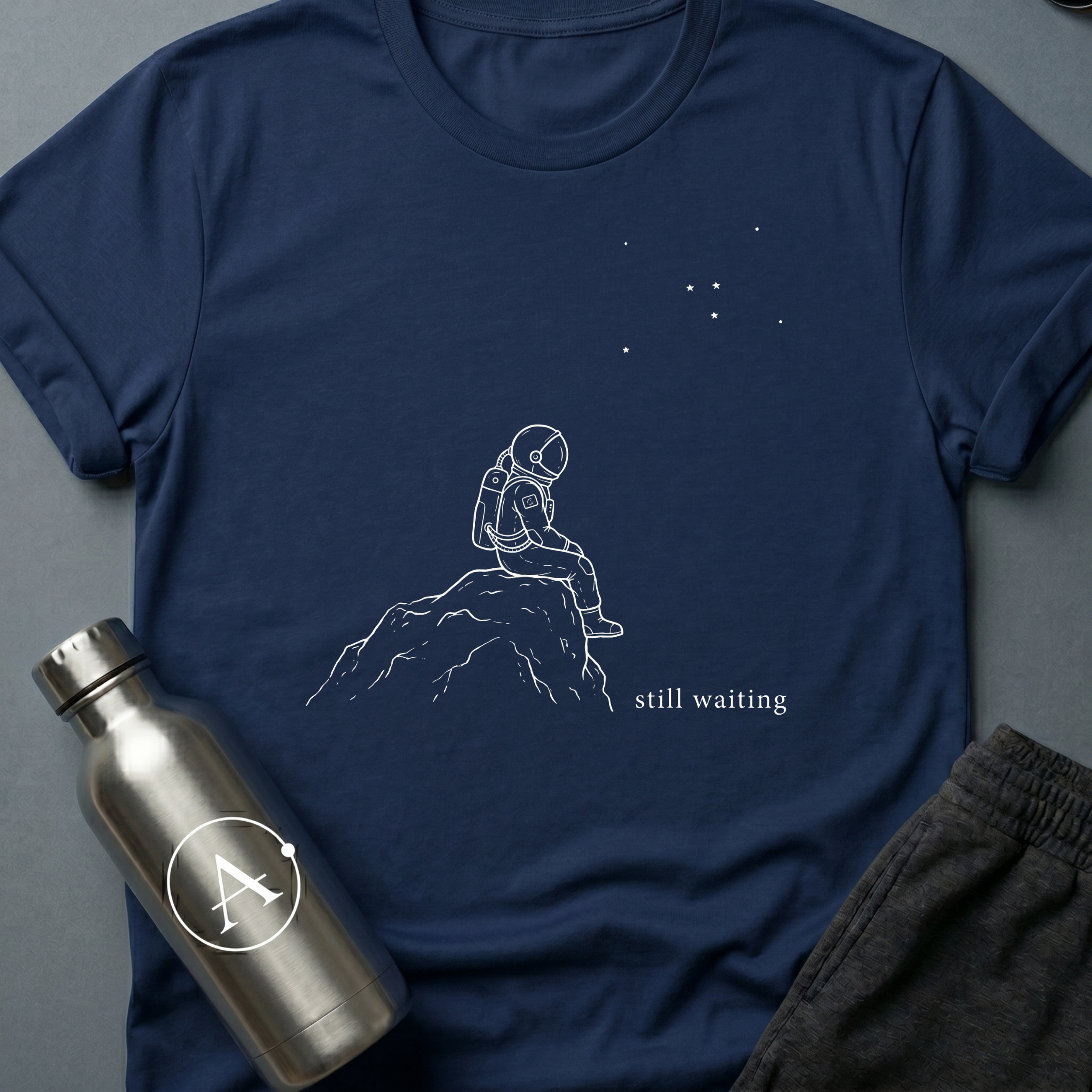 Still Waiting sci-fi alien t-shirt — Apsion Outpost
