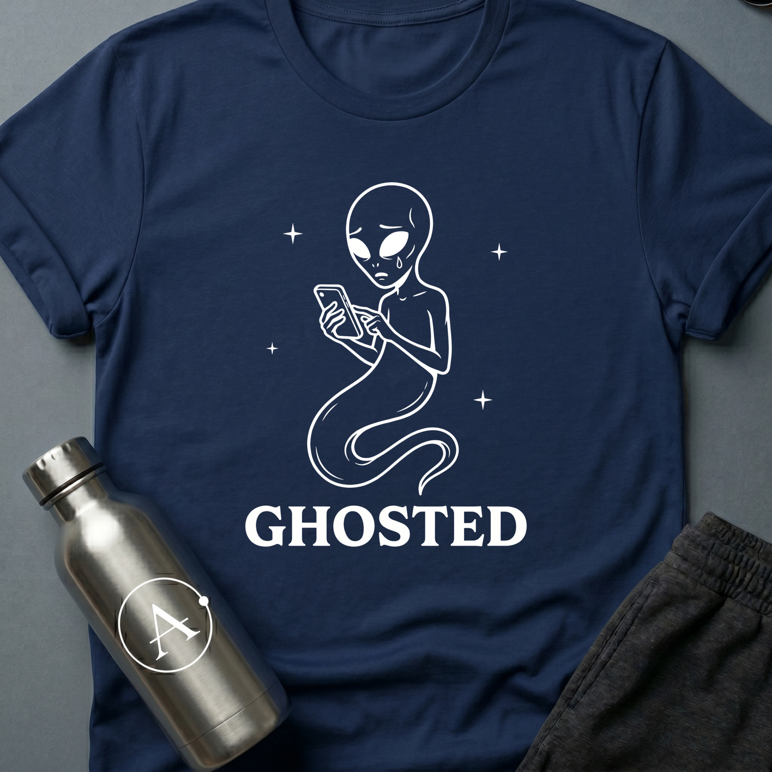 Blocked sci-fi alien comms t-shirt — Apsion Outpost