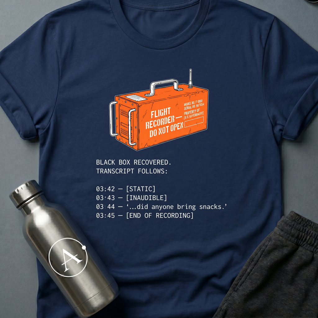 Black Box Transcript sci-fi t-shirt — Apsion Outpost