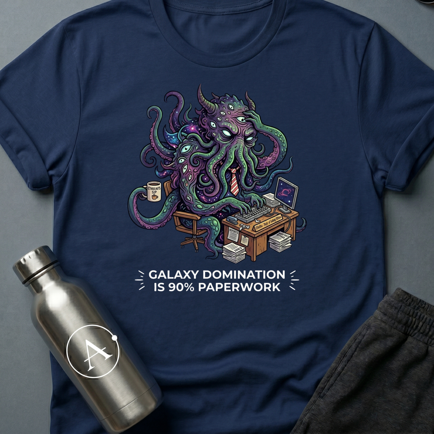 Eldrich's Cubicle funny cosmic horror sci-fi t-shirt — Apsion Outpost