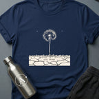 Dandelion on Mars sci-fi botanical t-shirt — Apsion Outpost