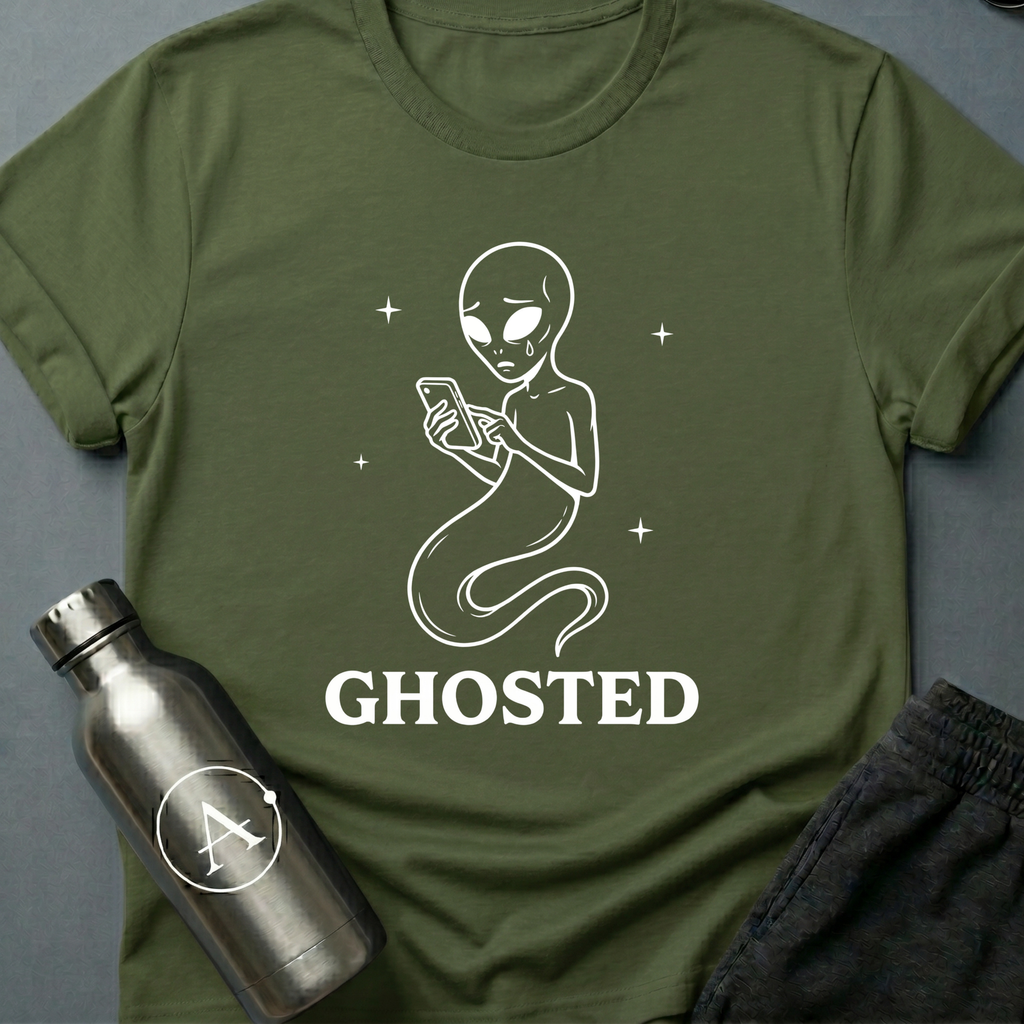 Blocked sci-fi alien comms t-shirt — Apsion Outpost