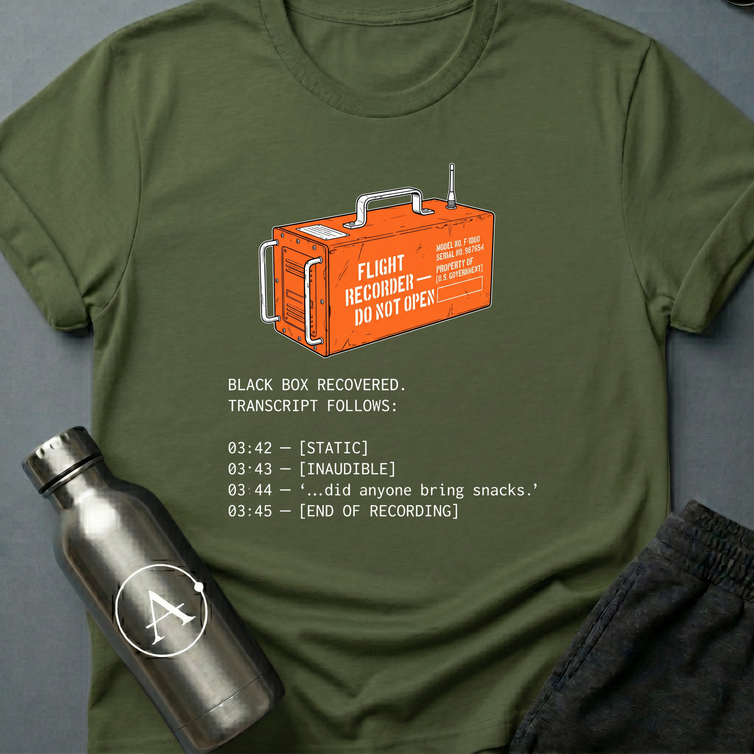 Black Box Transcript sci-fi t-shirt — Apsion Outpost