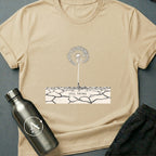 Dandelion on Mars sci-fi botanical t-shirt — Apsion Outpost
