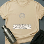 Dandelion on Mars sci-fi botanical t-shirt — Apsion Outpost