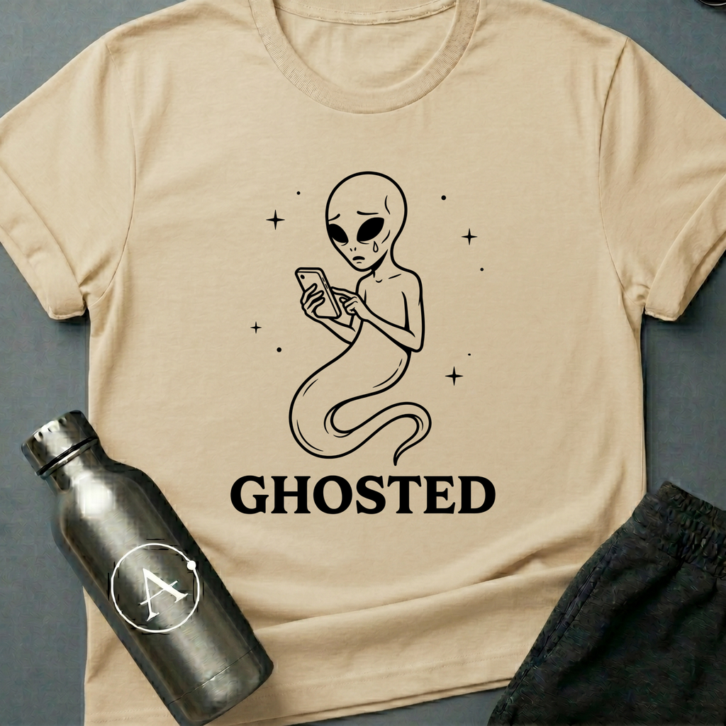 Blocked sci-fi alien comms t-shirt — Apsion Outpost