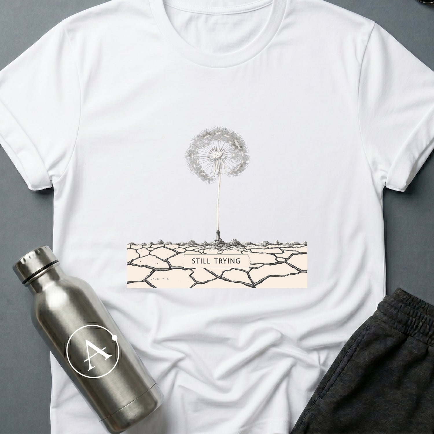 Dandelion on Mars sci-fi botanical t-shirt — Apsion Outpost