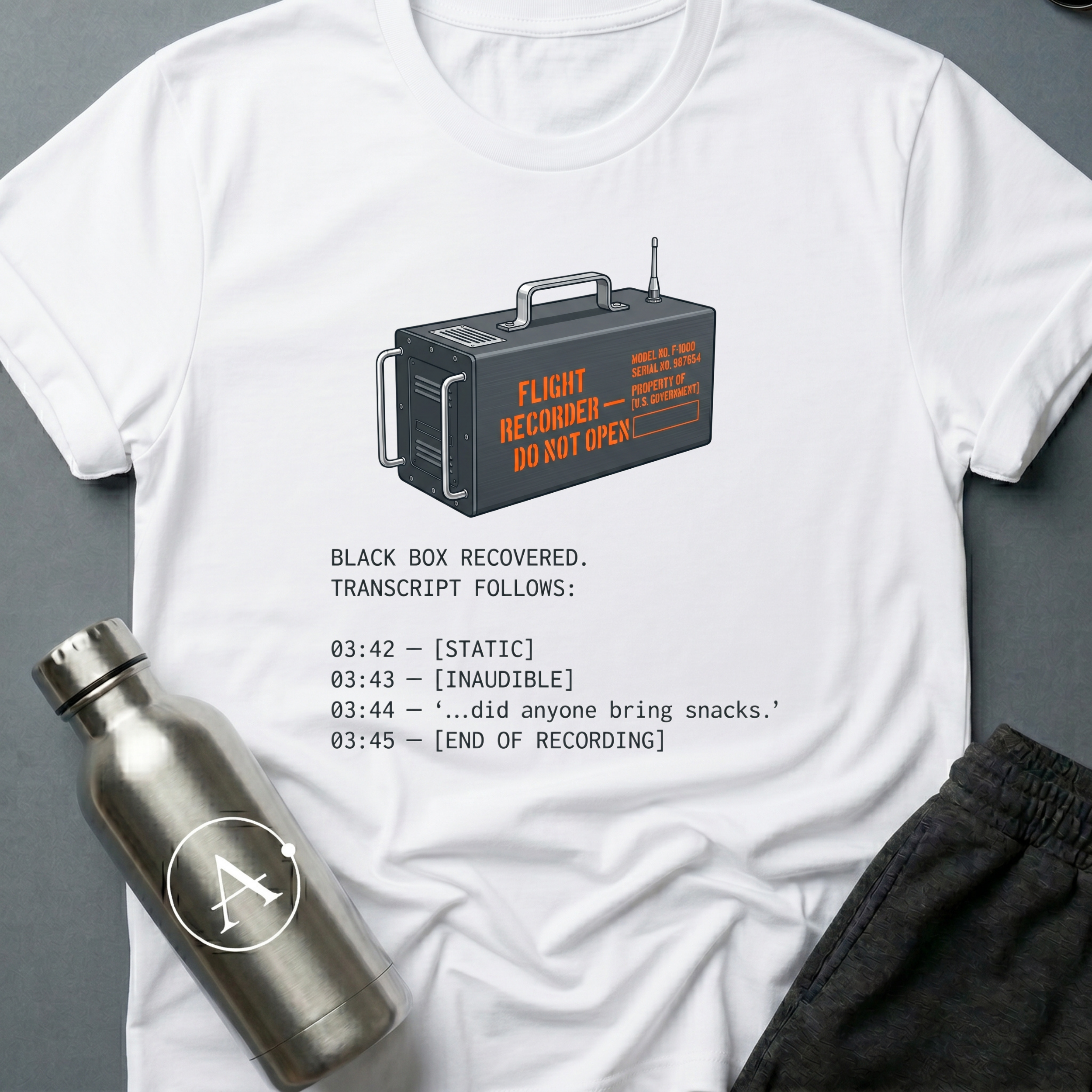 Black Box Transcript sci-fi t-shirt — Apsion Outpost