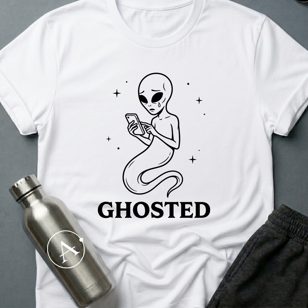 Blocked sci-fi alien comms t-shirt — Apsion Outpost