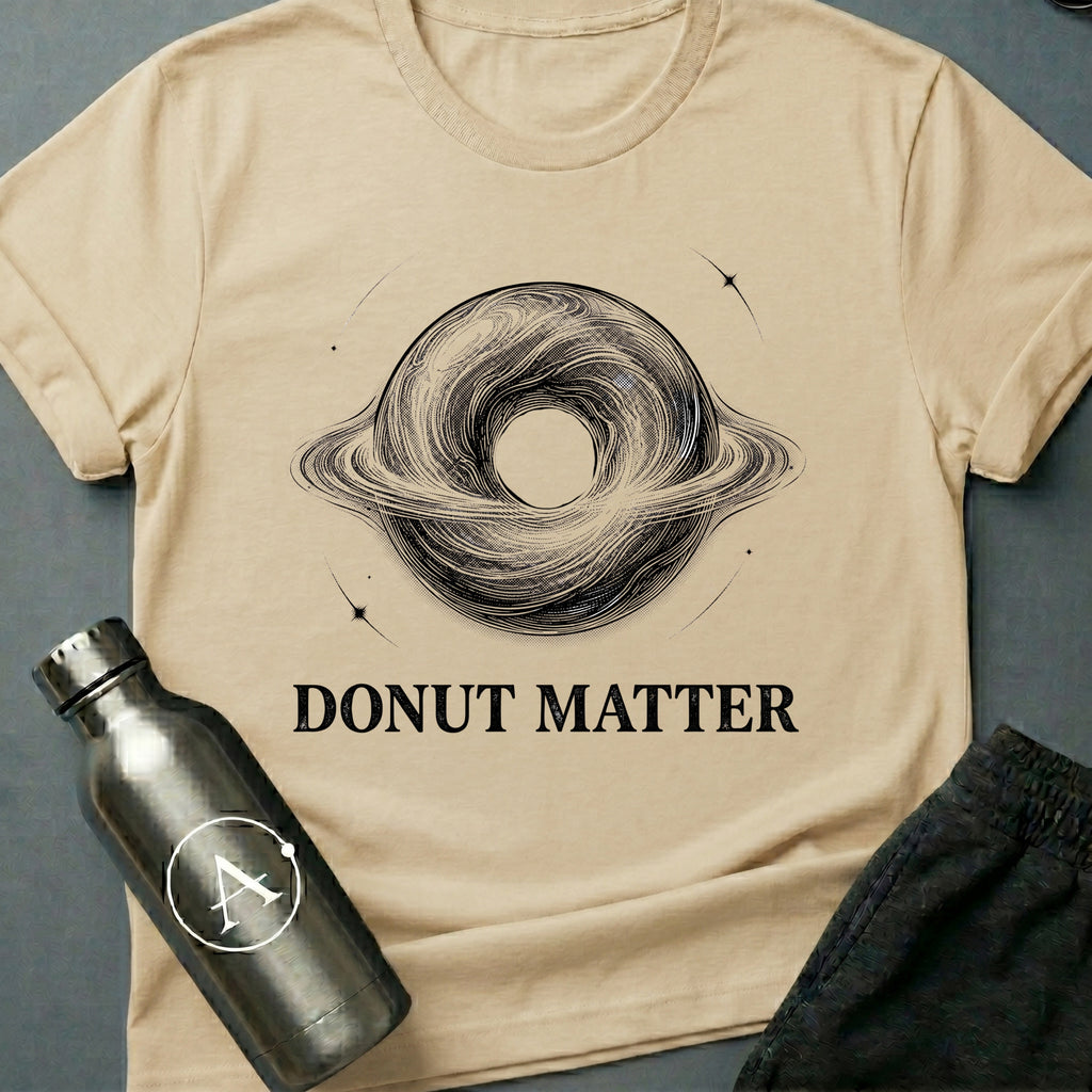 Black Hole Donut funny sci-fi t-shirt — Apsion Outpost