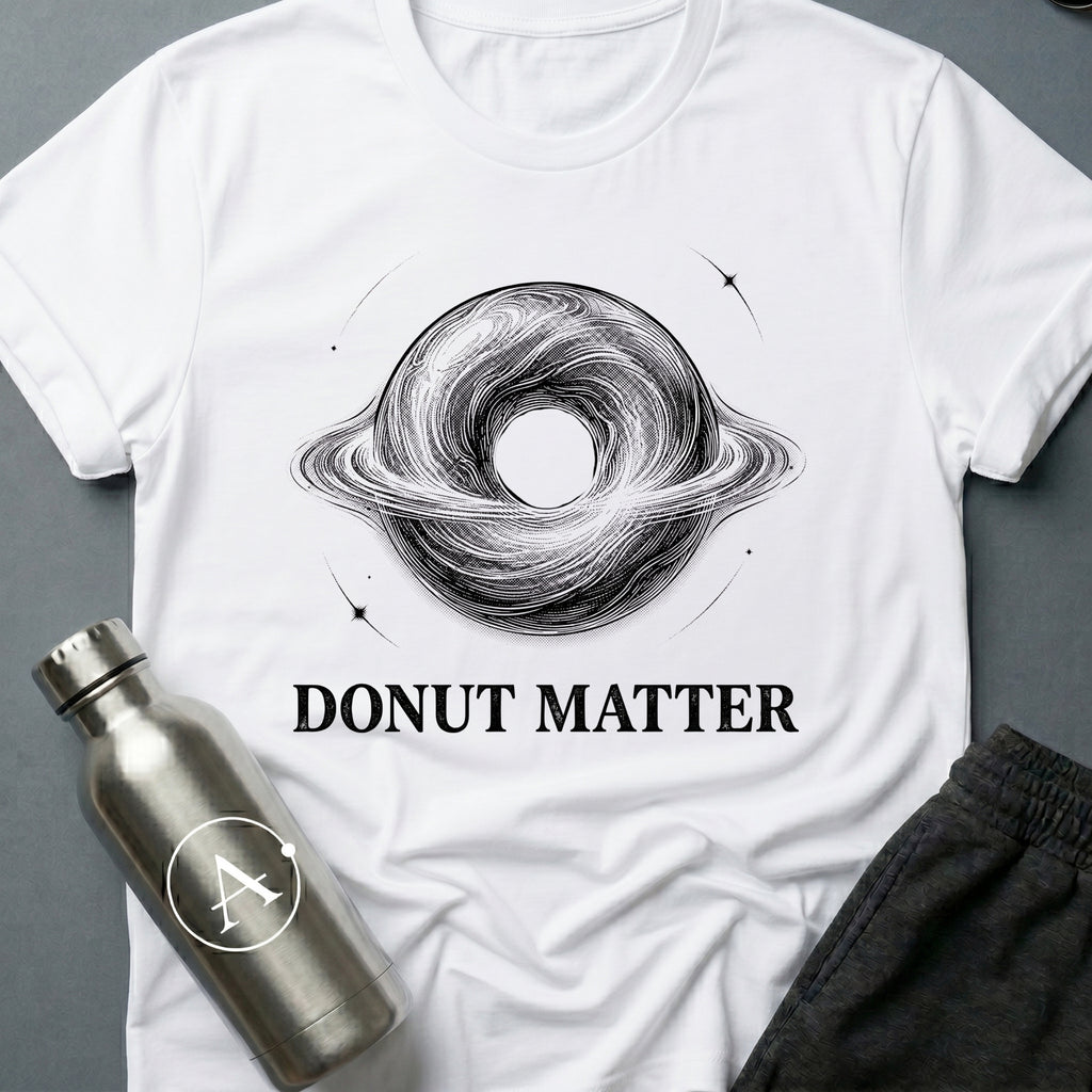 Black Hole Donut funny sci-fi t-shirt — Apsion Outpost