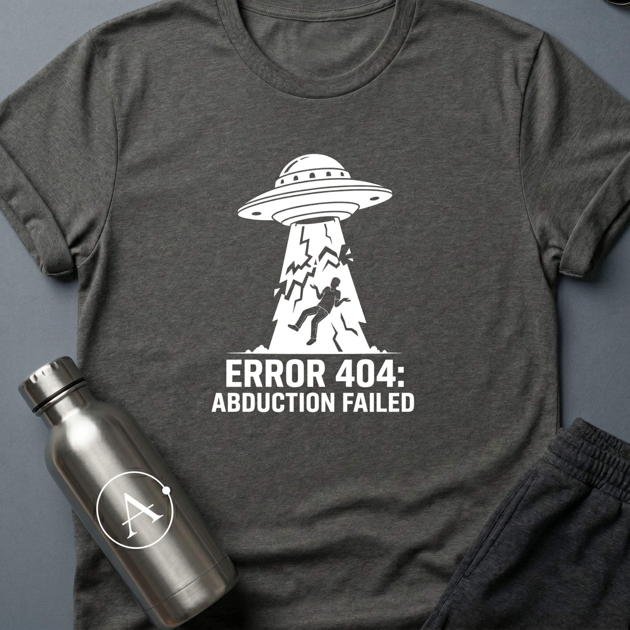 Beam Glitch sci-fi UFO tech-fail t-shirt — Apsion Outpost