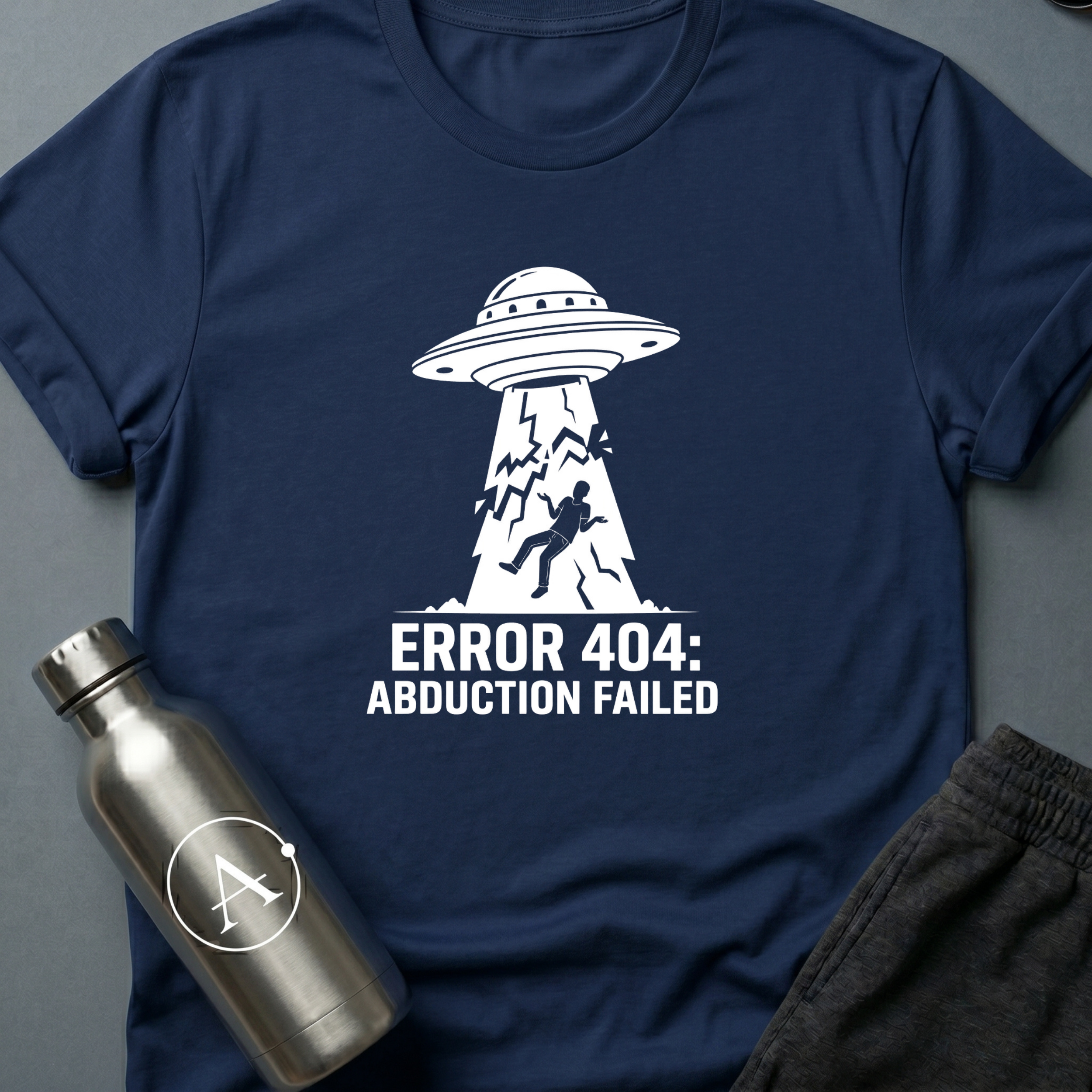 Beam Glitch sci-fi UFO tech-fail t-shirt — Apsion Outpost
