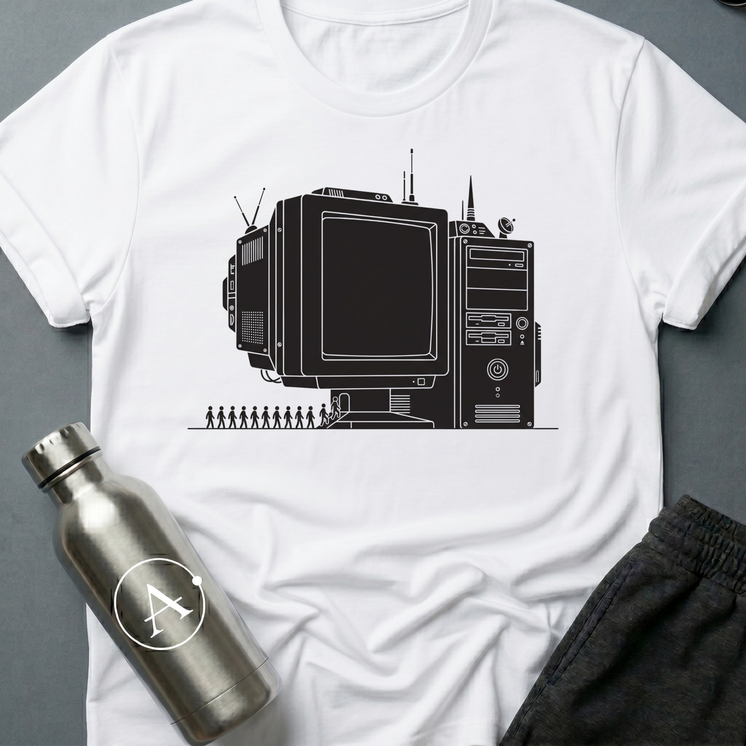 Boot Sector funny retro sci-fi tech t-shirt — Apsion Outpost