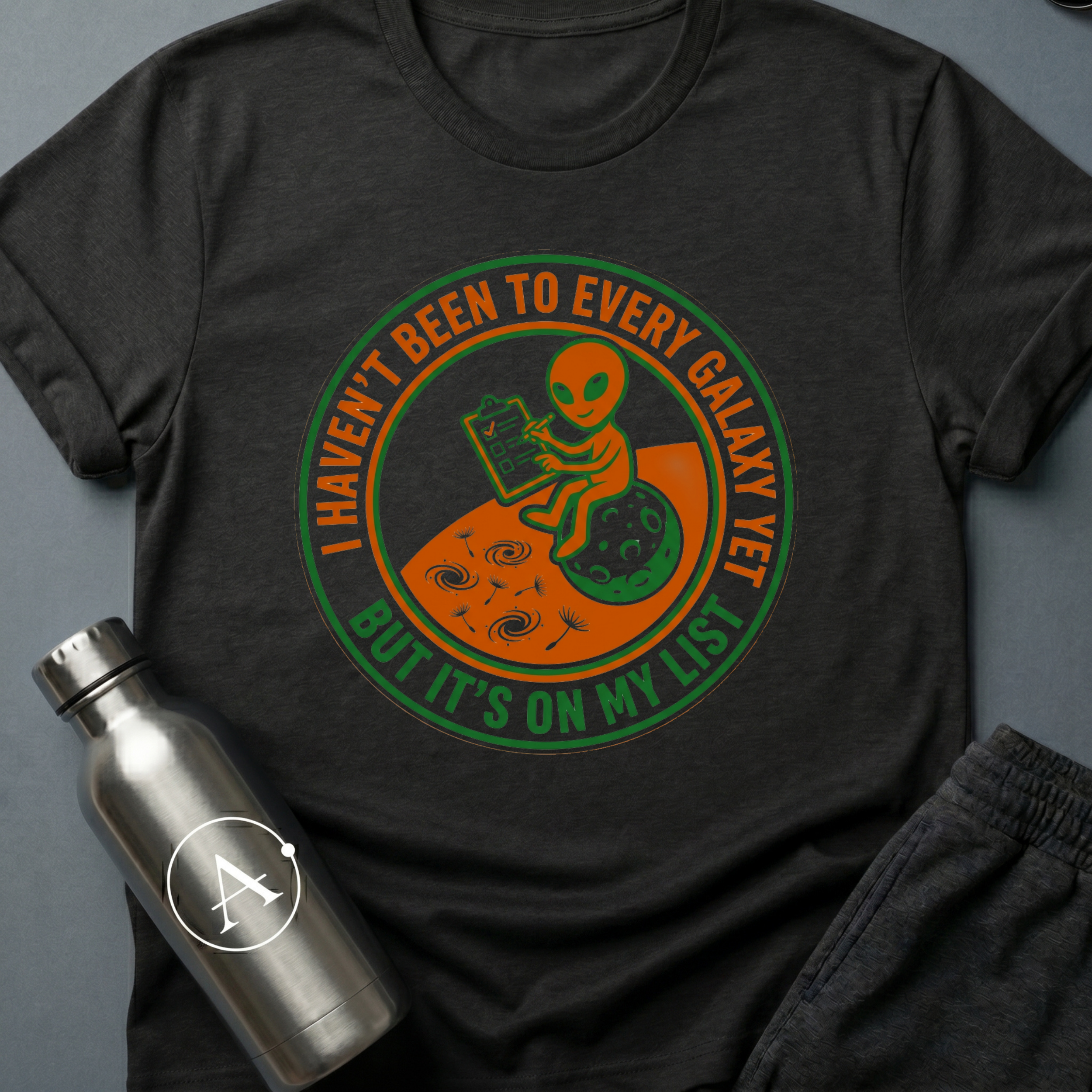 Bucket List sci-fi adventure t-shirt — Apsion Outpost