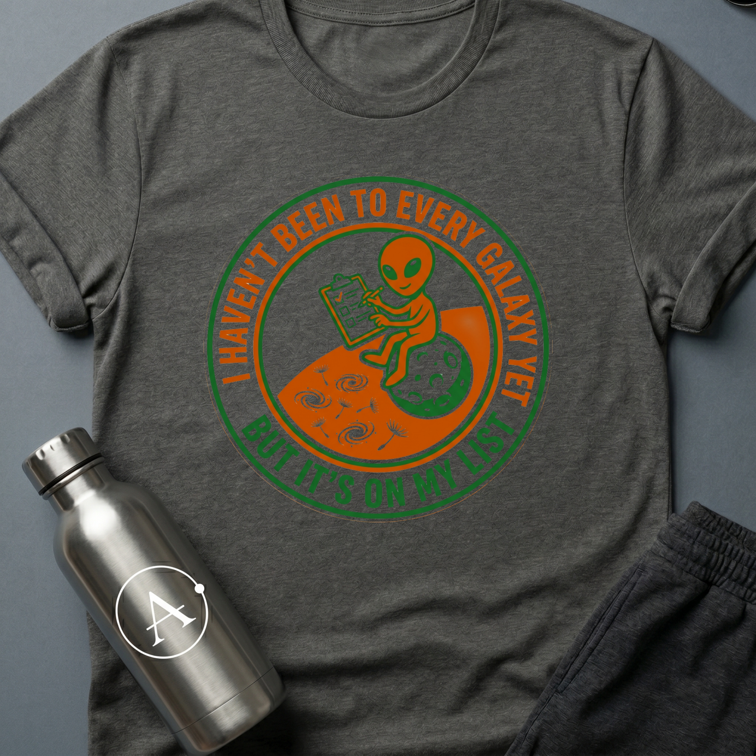 Bucket List sci-fi adventure t-shirt — Apsion Outpost