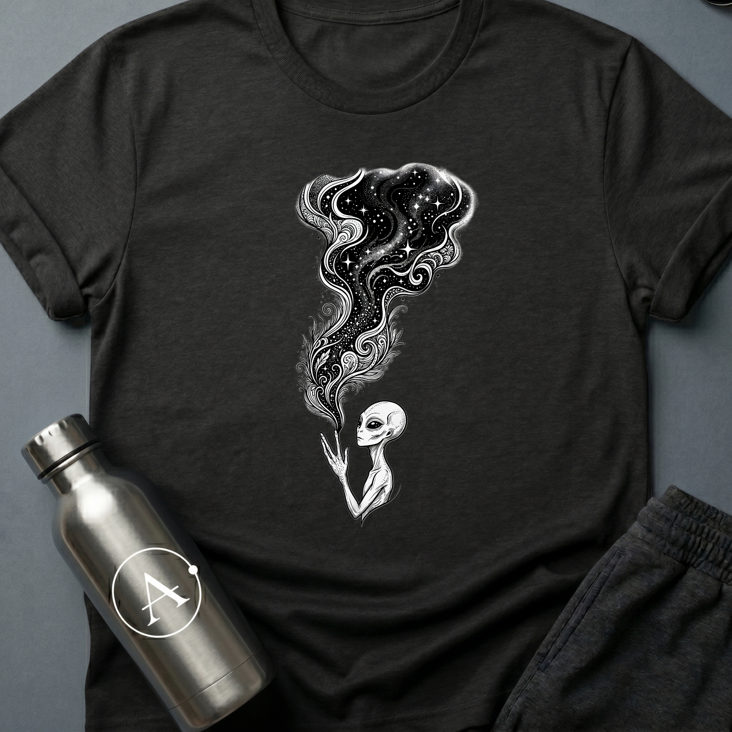 Cosmic Bloom sci-fi botanical t-shirt — Apsion Outpost