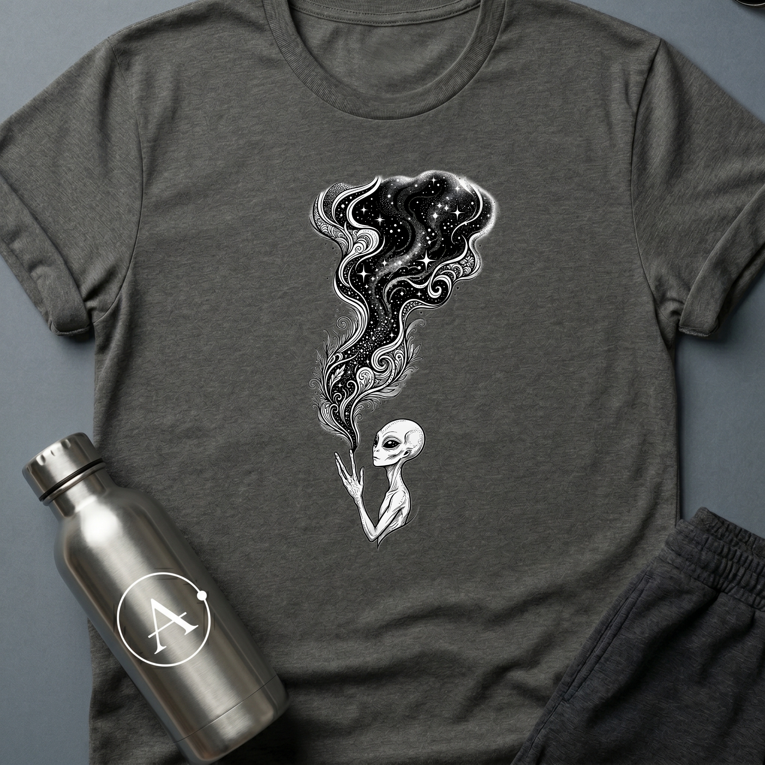Cosmic Bloom sci-fi botanical t-shirt — Apsion Outpost