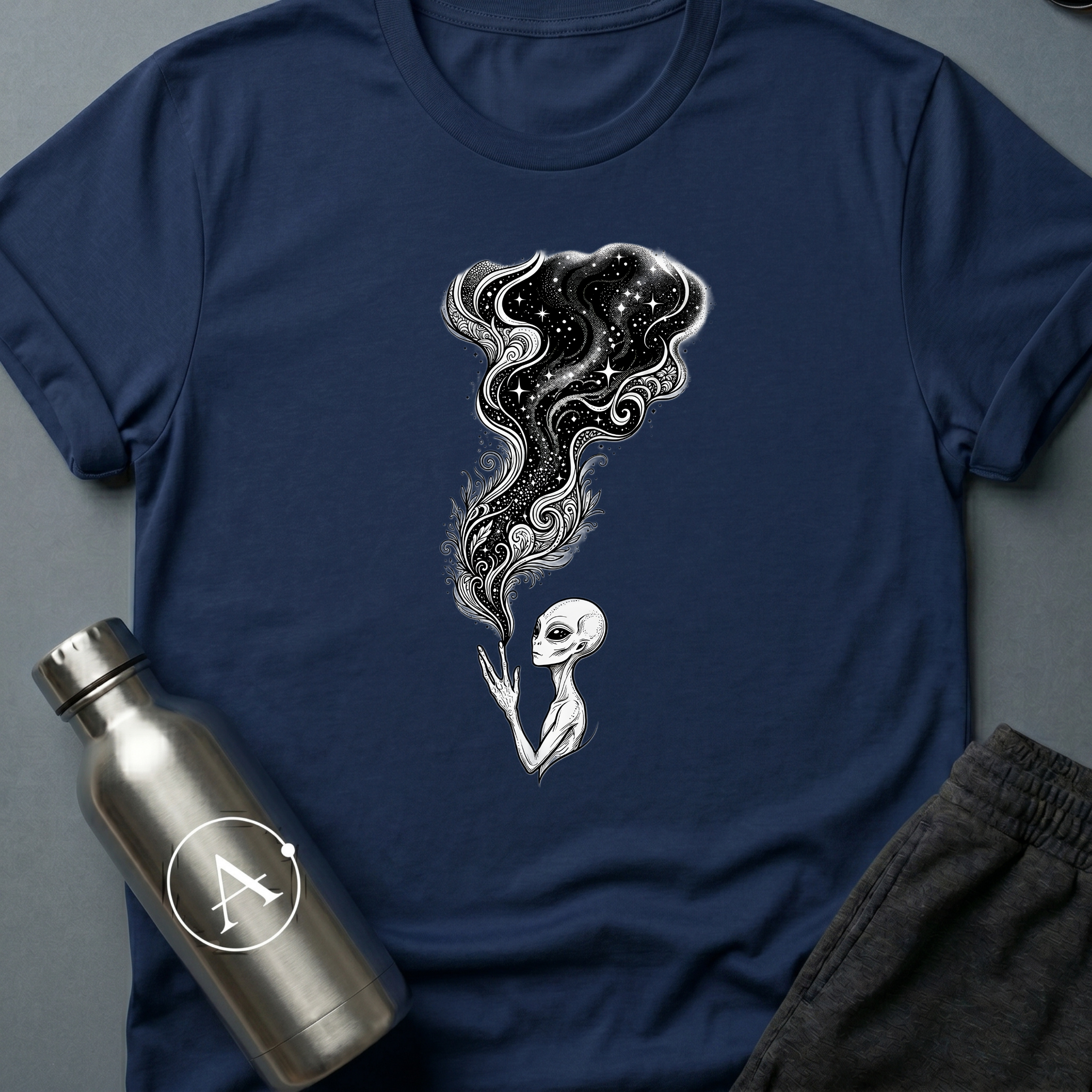 Cosmic Bloom sci-fi botanical t-shirt — Apsion Outpost