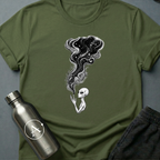 Cosmic Bloom sci-fi botanical t-shirt — Apsion Outpost