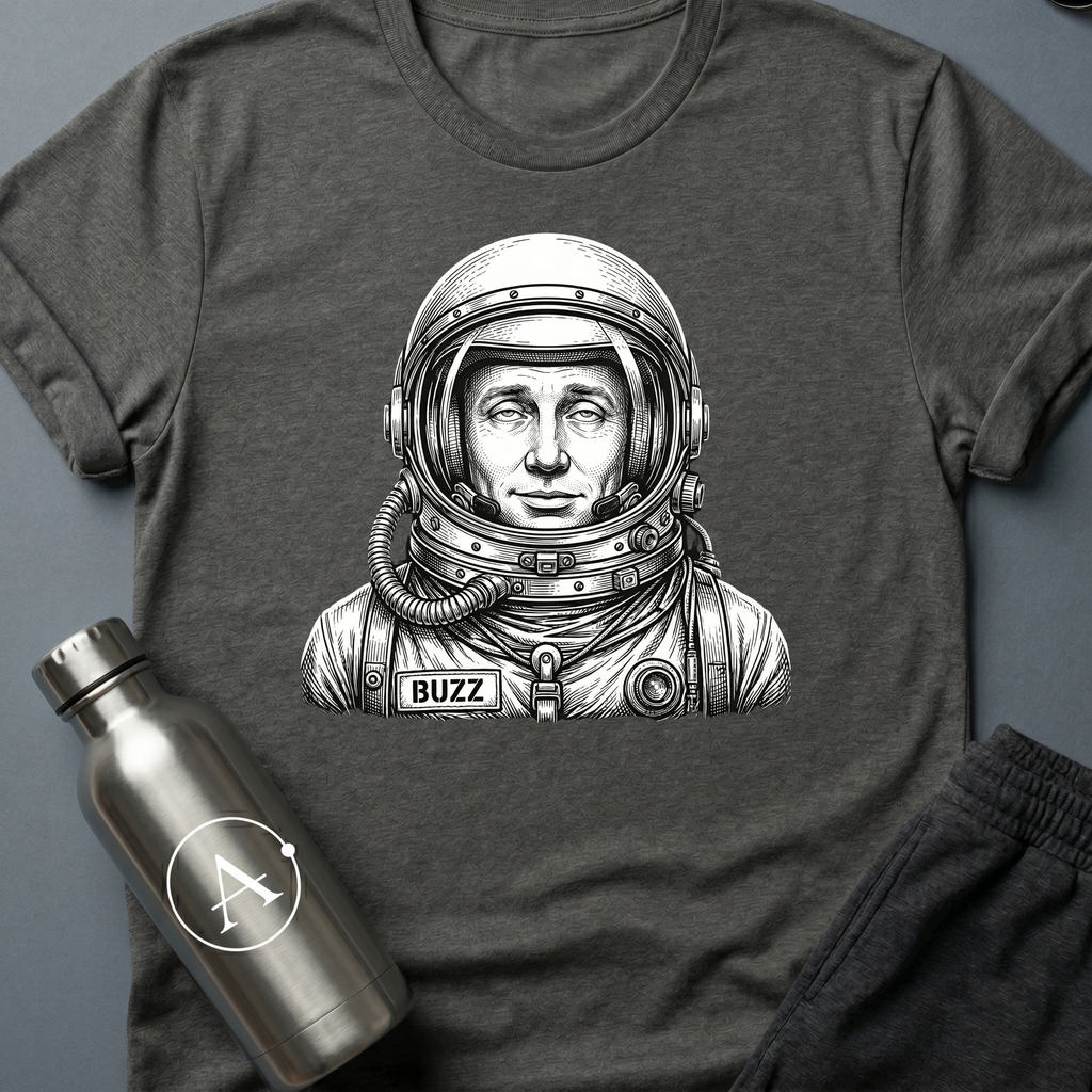 Cosmonaut Buzz funny astronaut t-shirt — Apsion Outpost