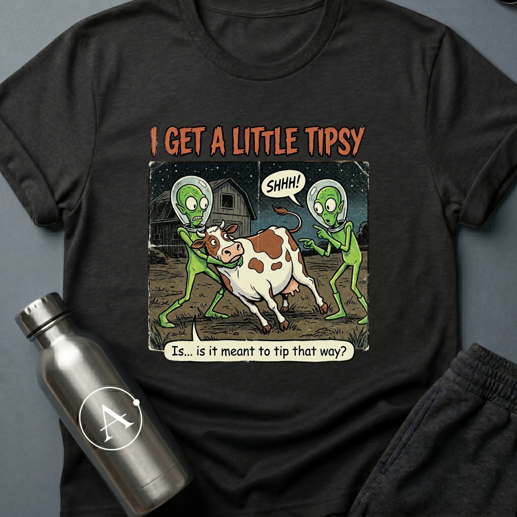 Cow Tippers funny alien sci-fi t-shirt — Apsion Outpost