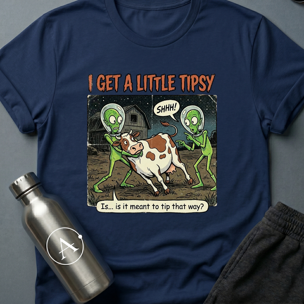 Cow Tippers funny alien sci-fi t-shirt — Apsion Outpost