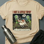 Cow Tippers funny alien sci-fi t-shirt — Apsion Outpost