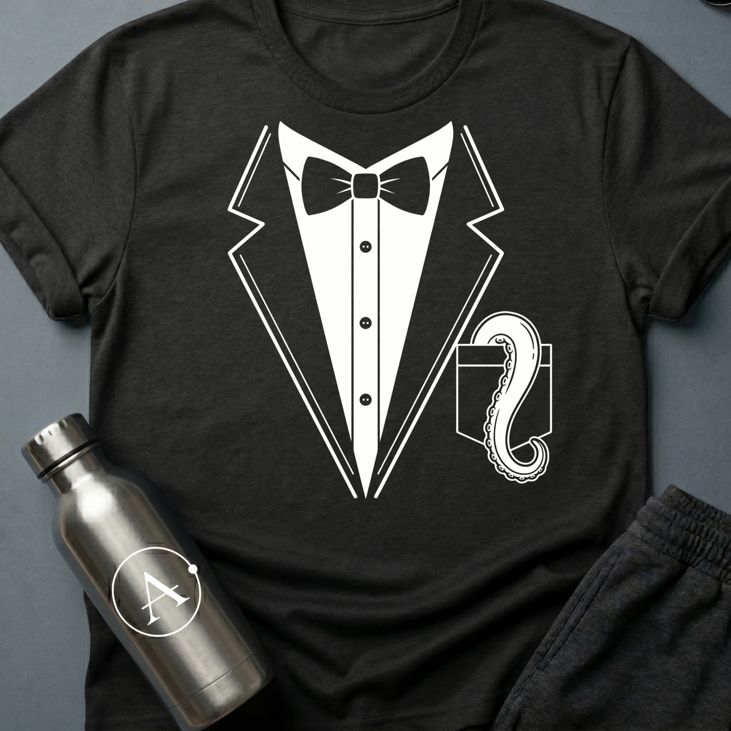 Dressed to Impress funny tuxedo sci-fi t-shirt — Apsion Outpost