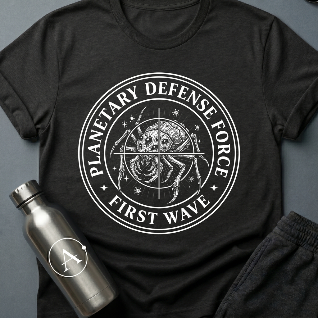 First Wave sci-fi alien arrival t-shirt — Apsion Outpost
