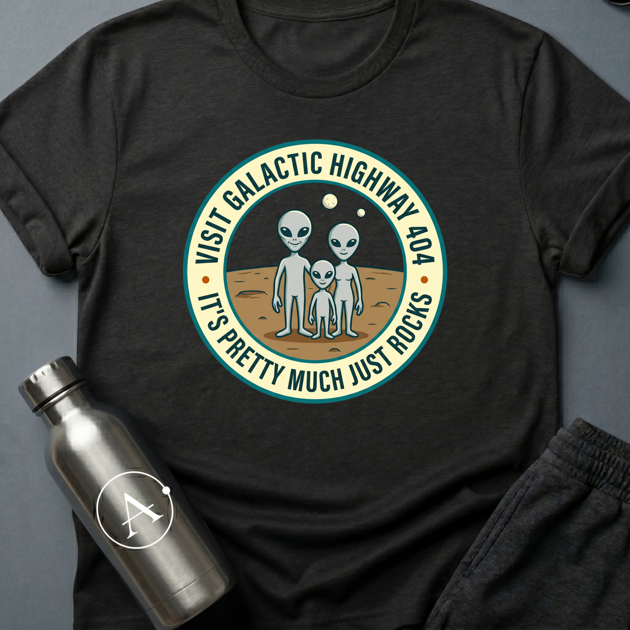 Highway 404 sci-fi alien tourism t-shirt — Apsion Outpost