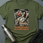 Hit Snooze funny sci-fi snooze t-shirt — Apsion Outpost
