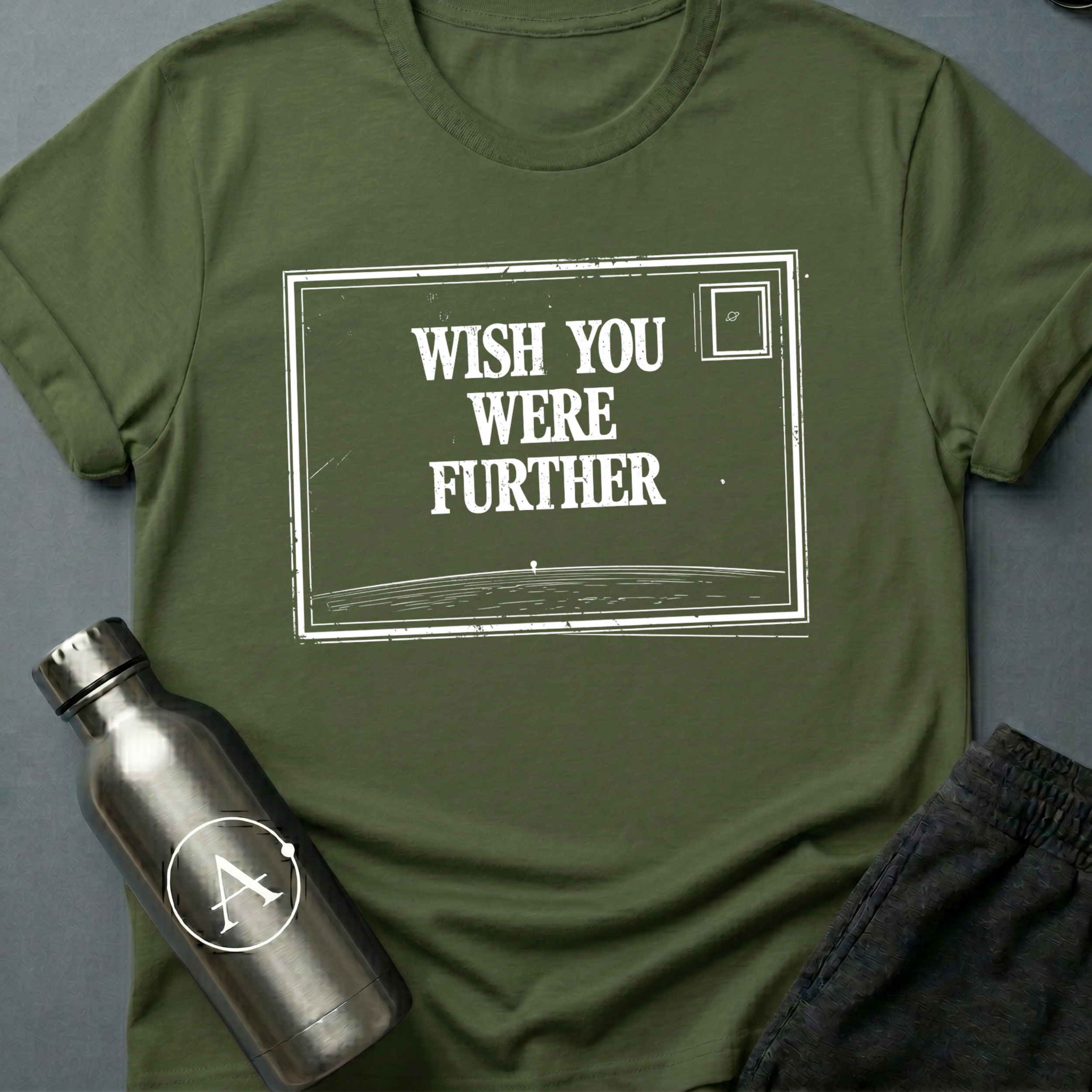 Postcard From Space sci-fi t-shirt — Apsion Outpost
