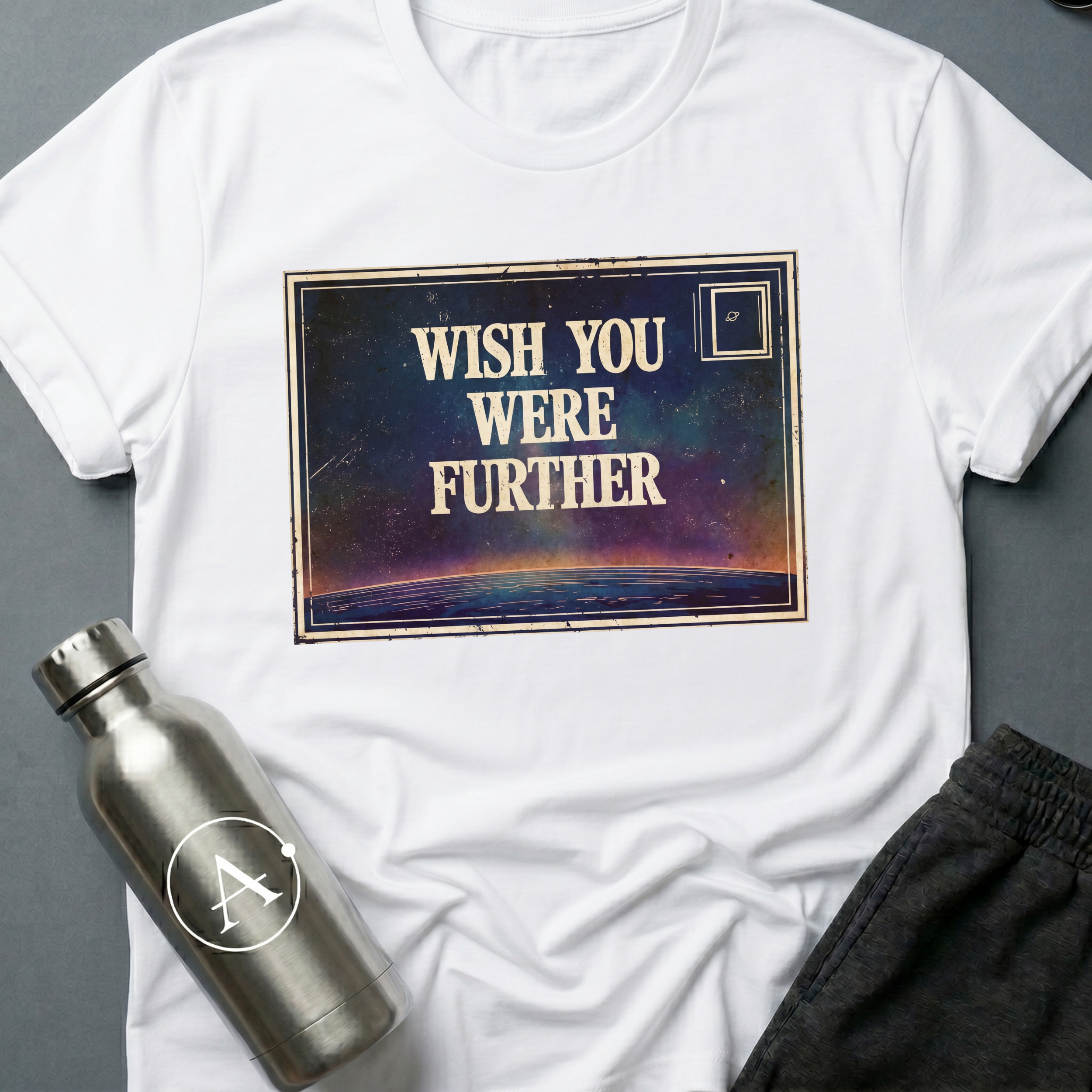 Postcard From Space sci-fi t-shirt — Apsion Outpost
