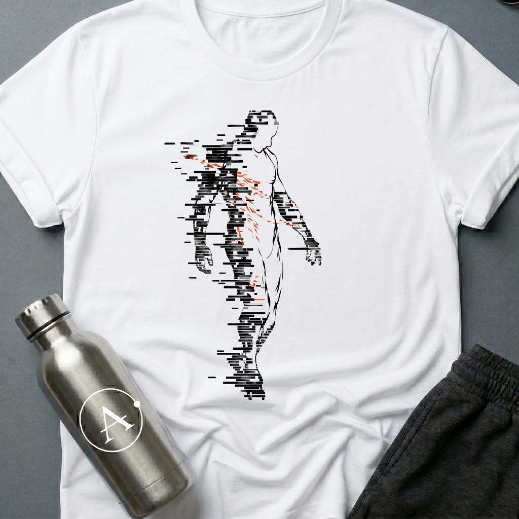 Glitch Man sci-fi t-shirt — Apsion Outpost